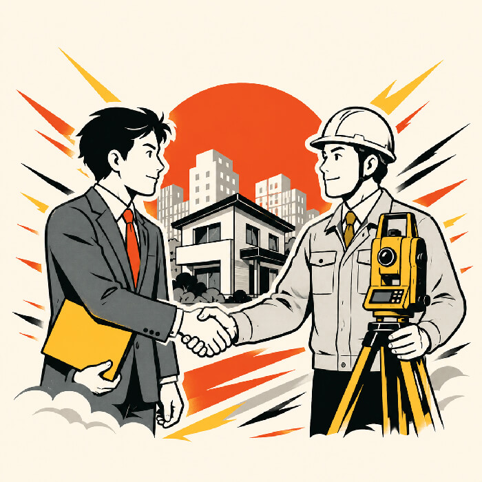 不動産会社として依頼できる調査士を探している