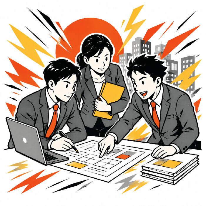 法人ならではの対応体制